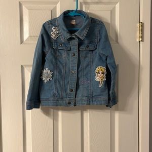 Girls Disney Frozen Denim Jacket